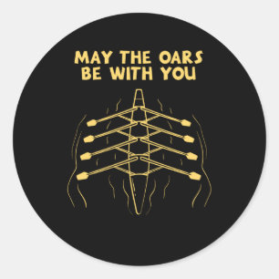 Rowing Rowing Sport Classic Round Sticker
