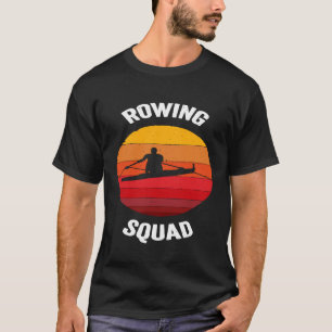 Rowing Squad Vintage Boat Row Team Gift T-Shirt
