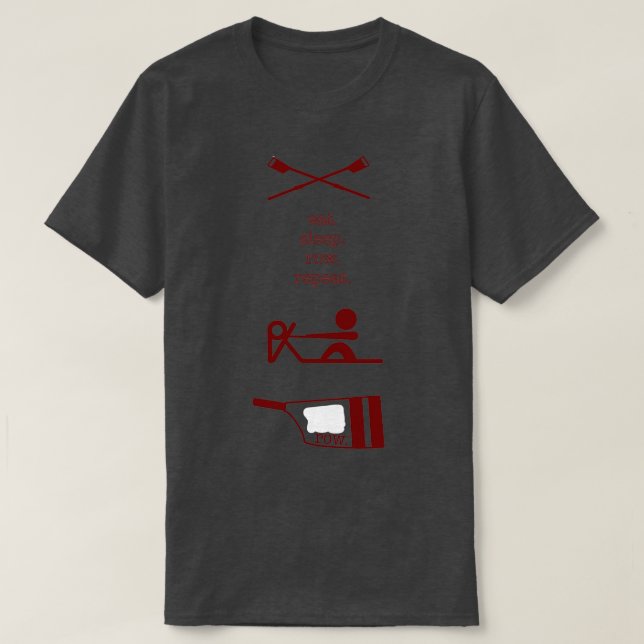 Rowing Sticker Pack 2 T-Shirt (Design Front)