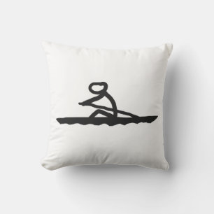 Rowing Stickman Cushion
