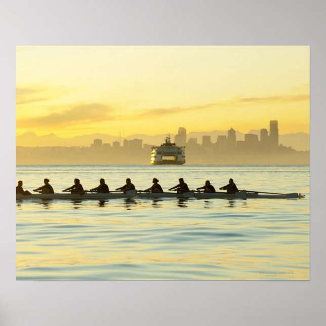 Rowing Team 2 Poster (Front)