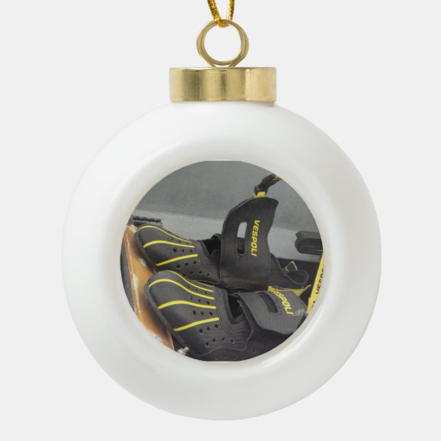 Rowing Team Christmas Ornament (Front)
