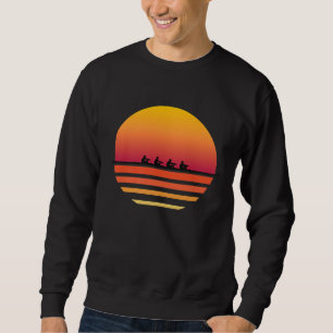 Rowing Team Sunset Lake Shirt Cute Crew Sport Tee