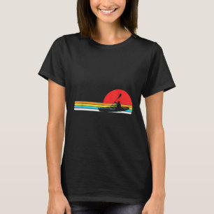 Rowing Vintage Retro Coach Rowers Boating Team Pad T-Shirt