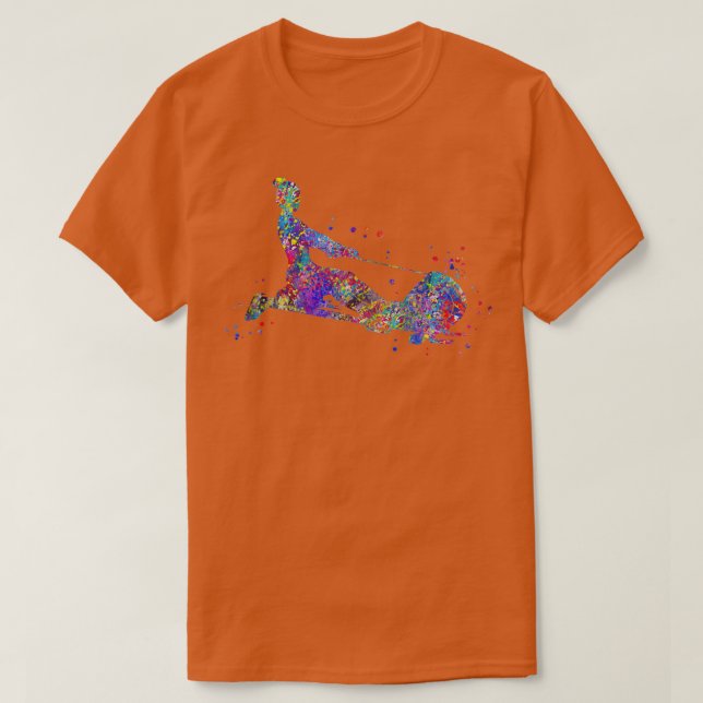 Rowing Woman T-Shirt (Design Front)