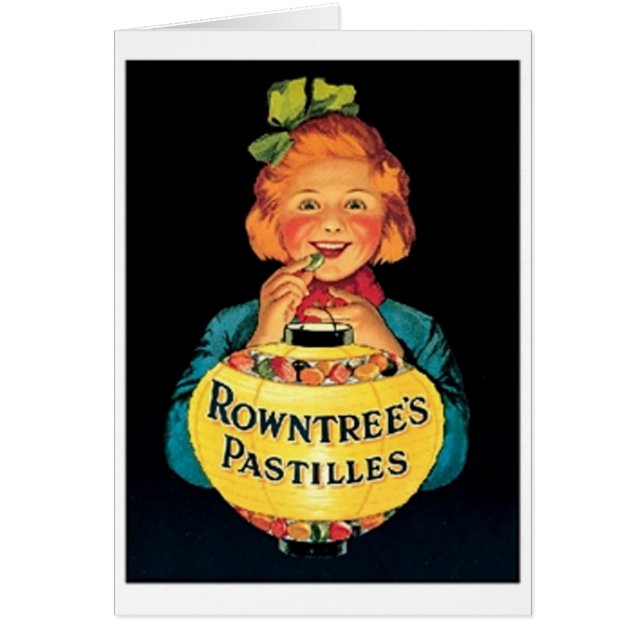 Rowntree's Pastilles VIntage Candy Ad (Front)