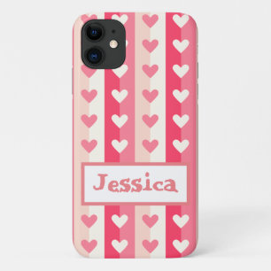 Rows of Hearts Case-Mate iPhone Case
