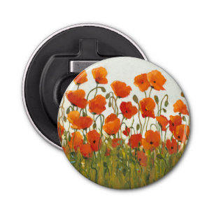 Rows of Poppies I Bottle Opener