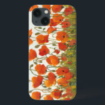 Rows of Poppies I iPhone 13 Case<br><div class="desc">Floral</div>