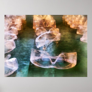 Rows of Safety Goggles Poster