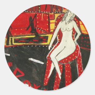 ROXANNE CLASSIC ROUND STICKER