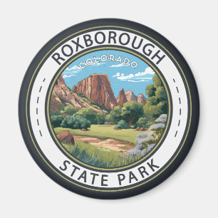 Roxborough State Park Colorado Badge Magnet