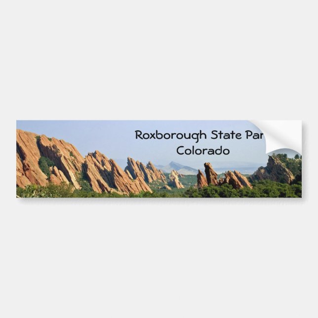 Roxborough State Park - Colorado Bumper Sticker (Front)