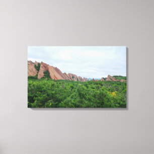 Roxborough Valley Woodland and Rock Forms Canvas Print