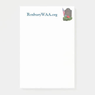 RoxburyWAA Post-it Notes