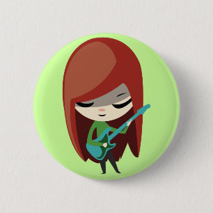 Roxie Rockstar 6 Cm Round Badge