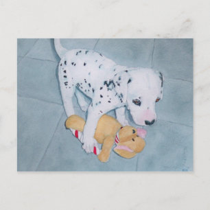 Roxie the Dalmatian Pup Postcard