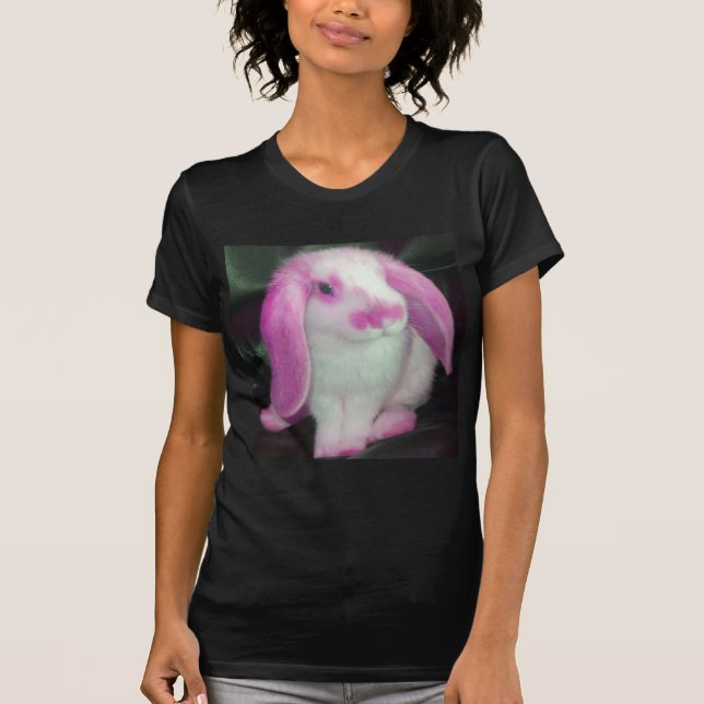 Roxy Rabbit in Pink T-Shirt (Front)
