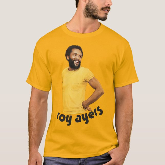 Roy Ayers - Retro 70s Jazz Vibraphonist Music T-Shirt (Front)