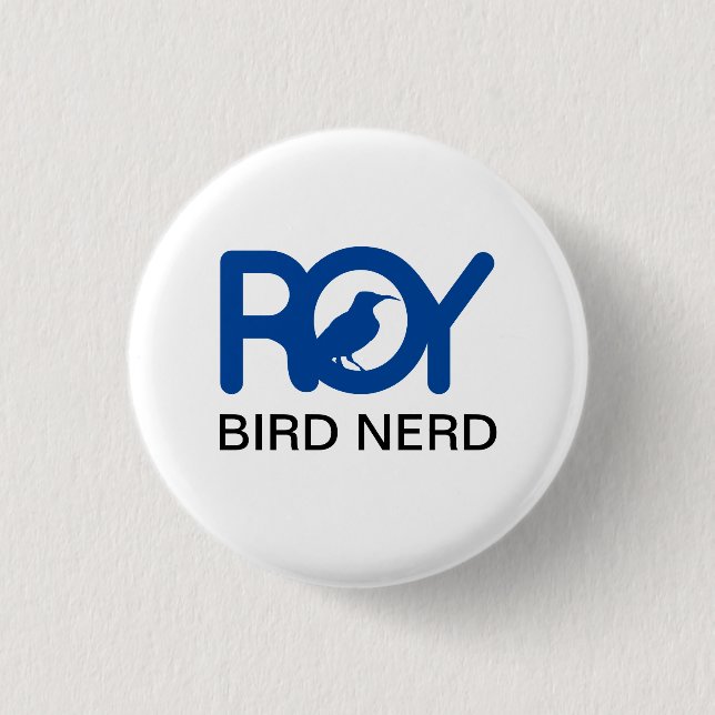 Roy Bird Nerd 3 Cm Round Badge (Front)