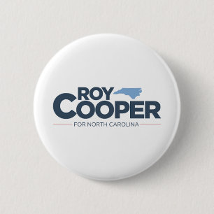 Roy Cooper for North Carolina Governor 6 Cm Round Badge
