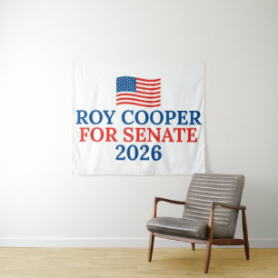 Roy Cooper for Senate 2026 Election Tapestry