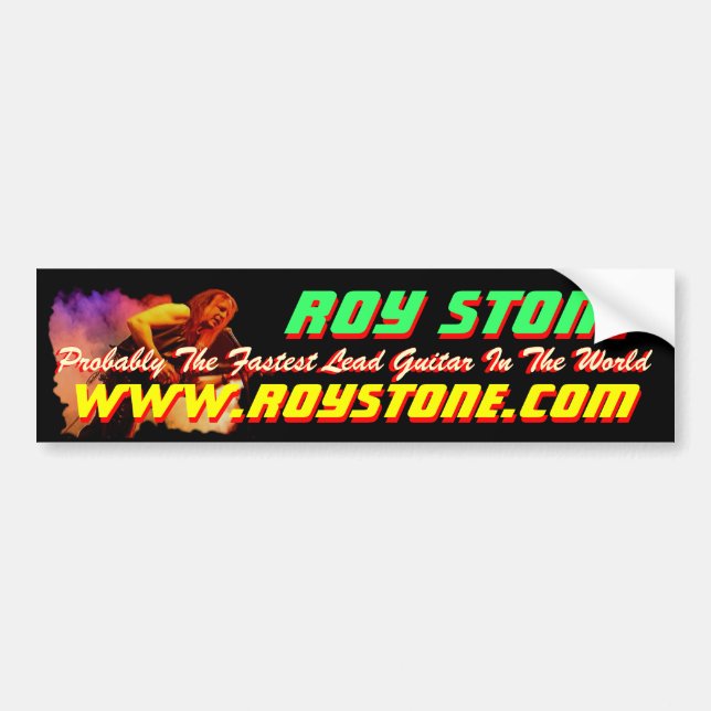 ROY STONE LIVE PIC STICKER (Front)