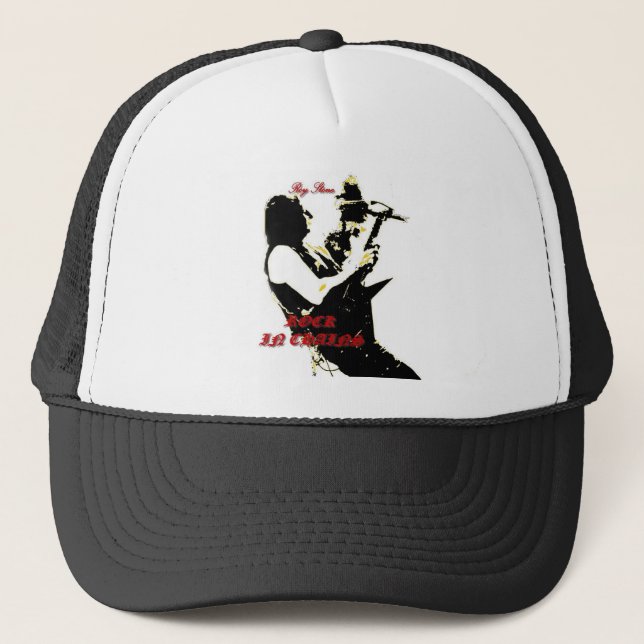 ROY STONE ROCK IN CHAINS LOGO HAT (Front)