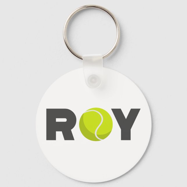 Roy Tennis Key Ring (Front)