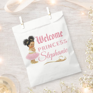 Royal African Princess Pink Gold Fancy  Favour Bags