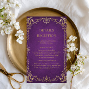 Royal Amethyst Elegance Celtic Enclosure Card