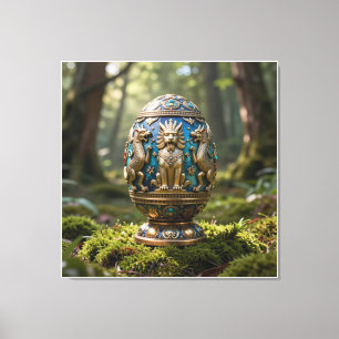 Royal Ancient Heritage Egg Art-Elite Collection I Canvas Print