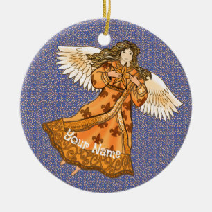 Royal angel  ceramic tree decoration