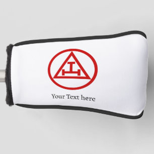 Royal Arch Chapter Freemason Masonic Gift Golfer Golf Head Cover