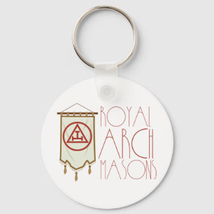 Royal Arch Freemason Banner Key Ring