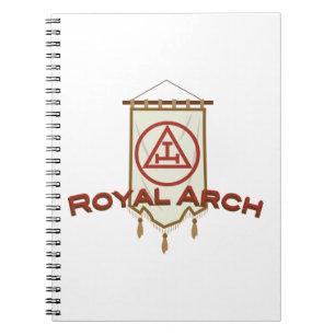 Royal Arch Freemason Banner Notebook