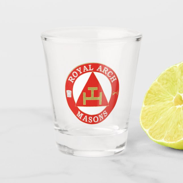 Royal Arch Shot Glass (Front)