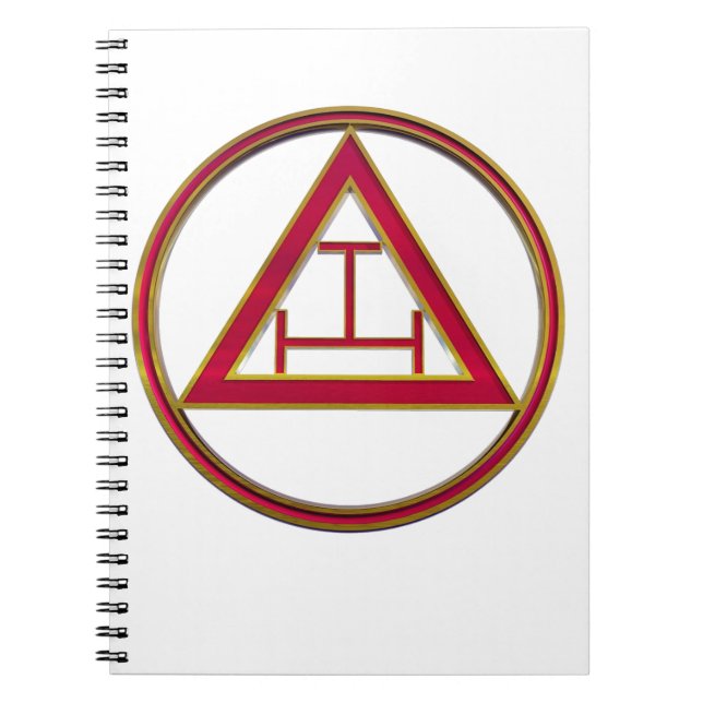 Royal Arch Triple Tau Spiral Notebook (Front)