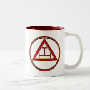 Royal Arch Triple Tau Two-Tone Coffee Mug