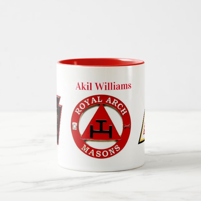 Royal Arch Two-Tone Coffee Mug (Center)