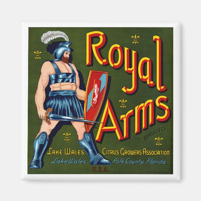 Royal Arms Magnet (Front)
