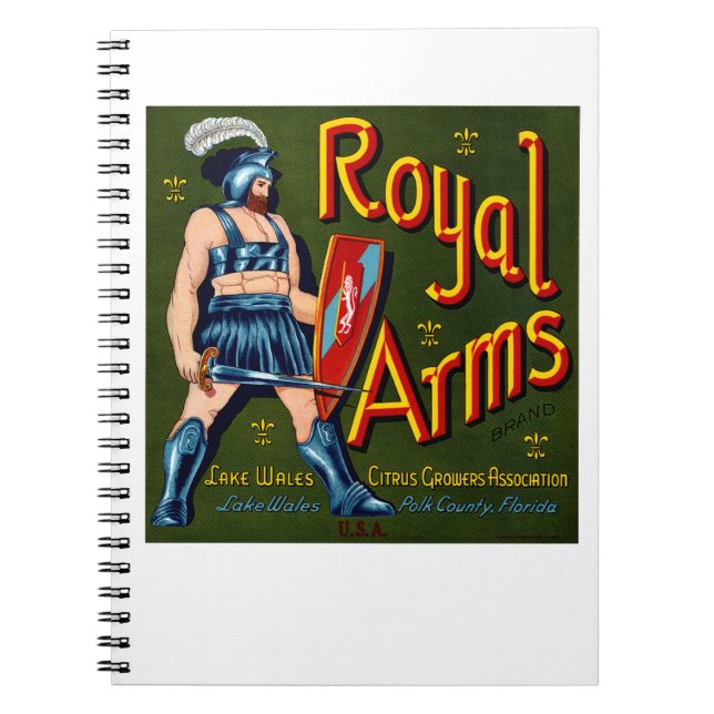 Royal Arms Notebook (Front)