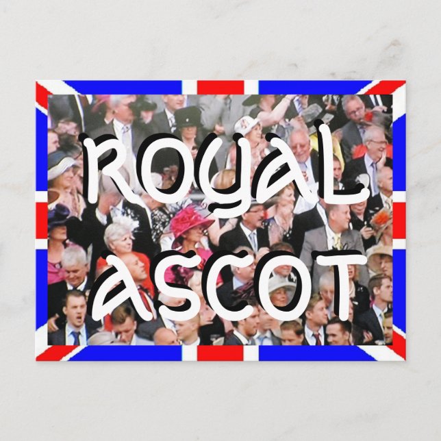 Royal Ascot Diamond Jubilee postcard (Front)