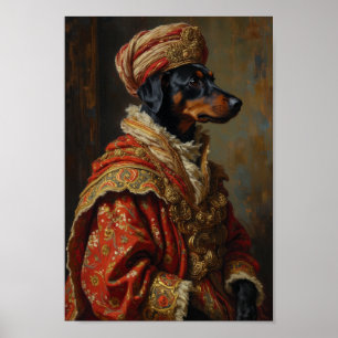 Royal Azawakh Portrait Poster