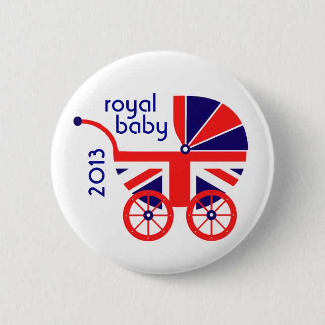 Royal Baby Carriage Button (Front)