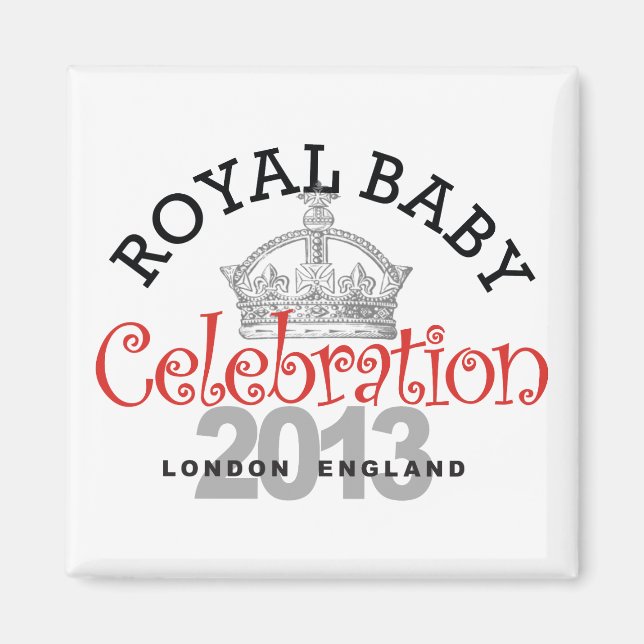 Royal Baby Celebration Magnet (Front)