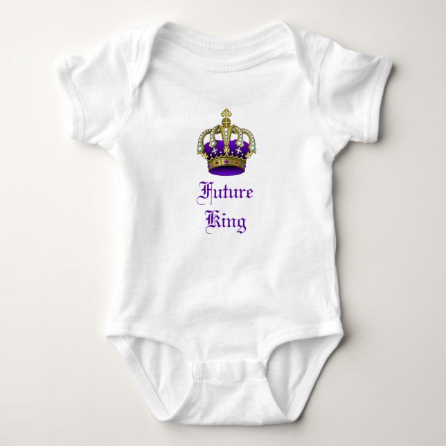 Royal Baby Crown Future King Creeper (Front)