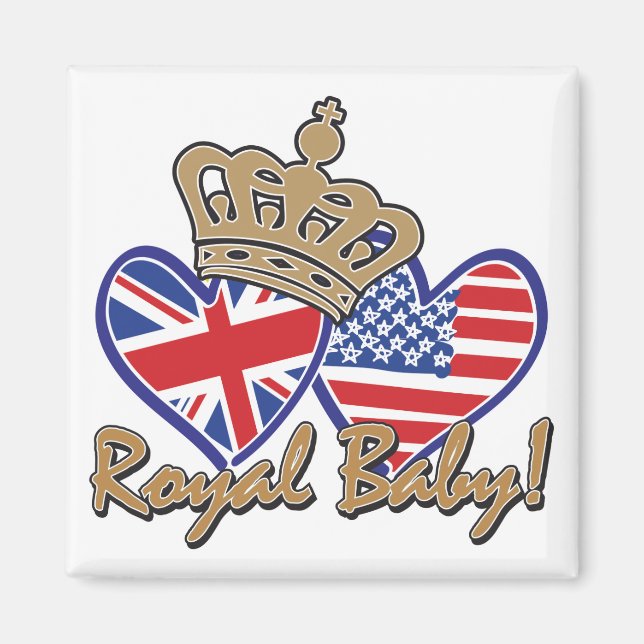 Royal baby Crown Magnet (Front)