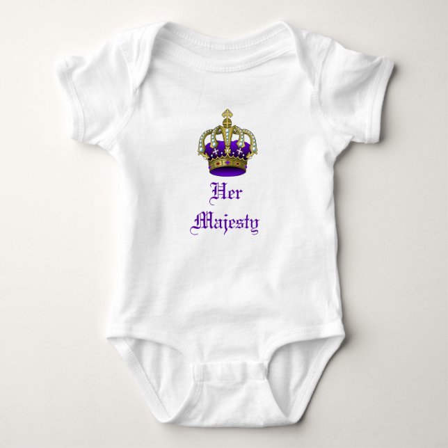 Royal Baby Crown Prince or Princess Creeper (Front)