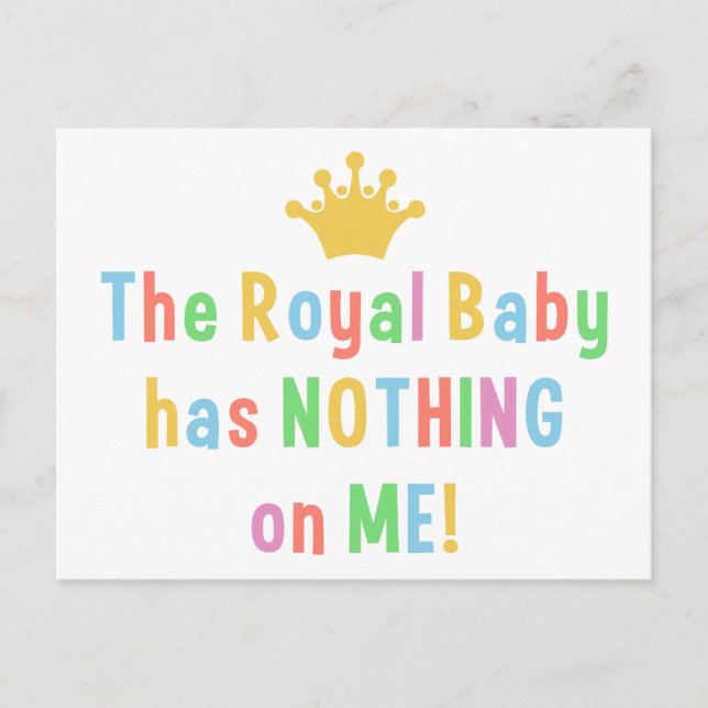 Royal Baby postcard (Front)